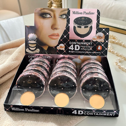 12 Polvos compacto Black Million 4D $39 c/u