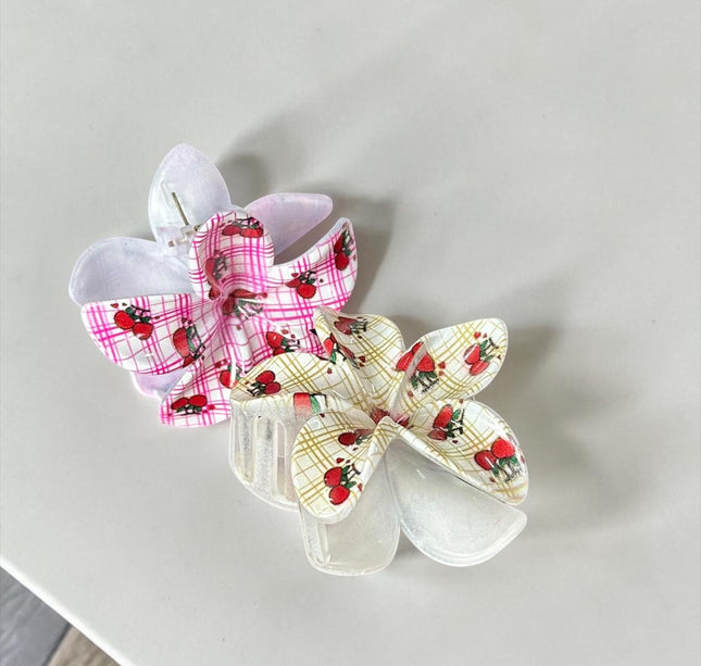 12 Pinzas Hawainas Cherry Lindas $8.5 c/u