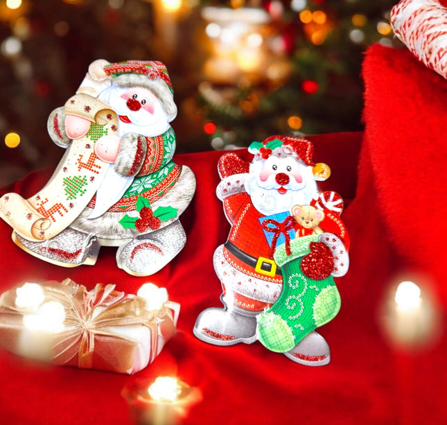 12 Decoraciones/colgantes  Navideñas $5.1 c/u