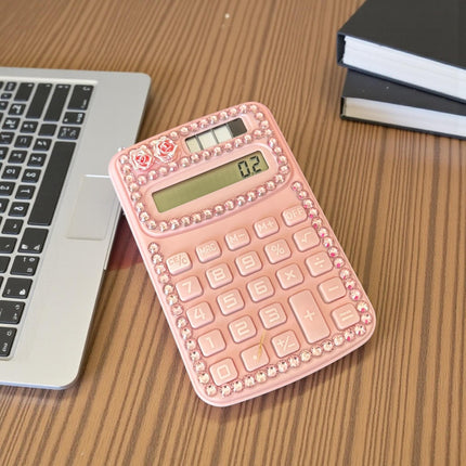 3 Calculadora Decorada Pedreria y Flor $39 c/u