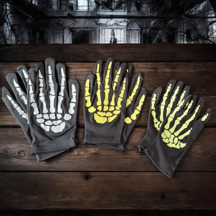 6 Pares de Guantes Calaveras $18 c/u
