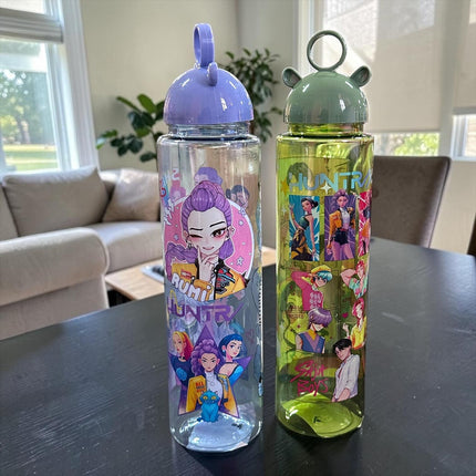 2 Botella Guerreras K.Pop para Agua Rosca de Osito $54 c/u