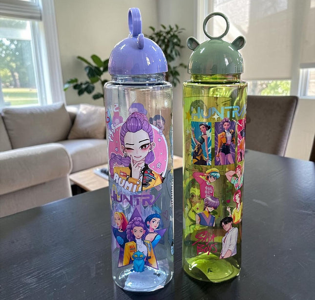 2 Botella Guerreras K.Pop para Agua Rosca de Osito $54 c/u