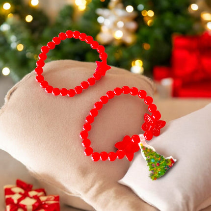 12 Set  2 Pulseras Navideñas $7.2 c/u