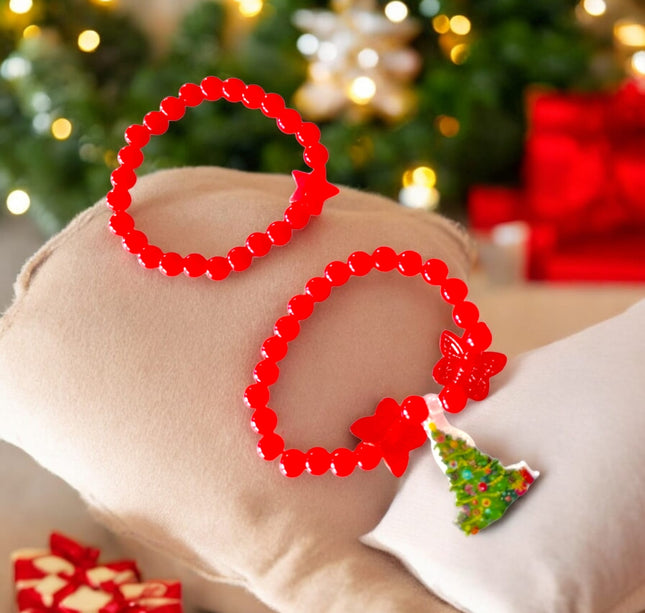 12 Set  2 Pulseras Navideñas $7.2 c/u