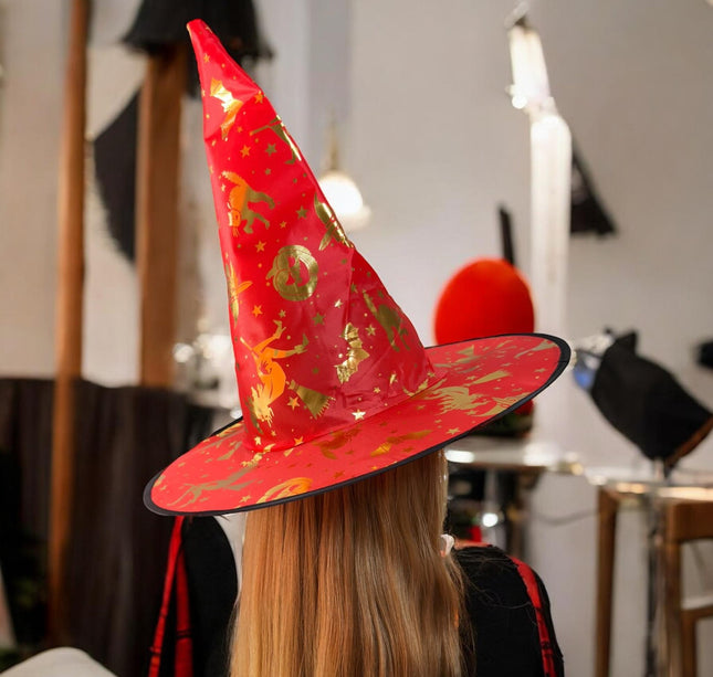 12 Sombreros Halloween Brijutas Decorados $15 c/u