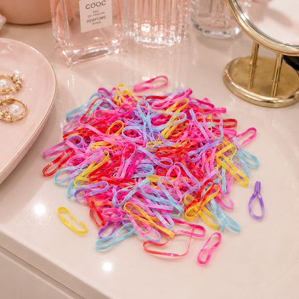 12 Bolsas de Ligas Latex Colores para Cabello $4.9 c/u