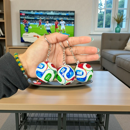12 Llaveros Mundial Balón Squishies  $10 c/u
