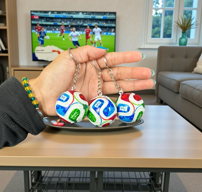 12 Llaveros Mundial Balón Squishies  $10 c/u