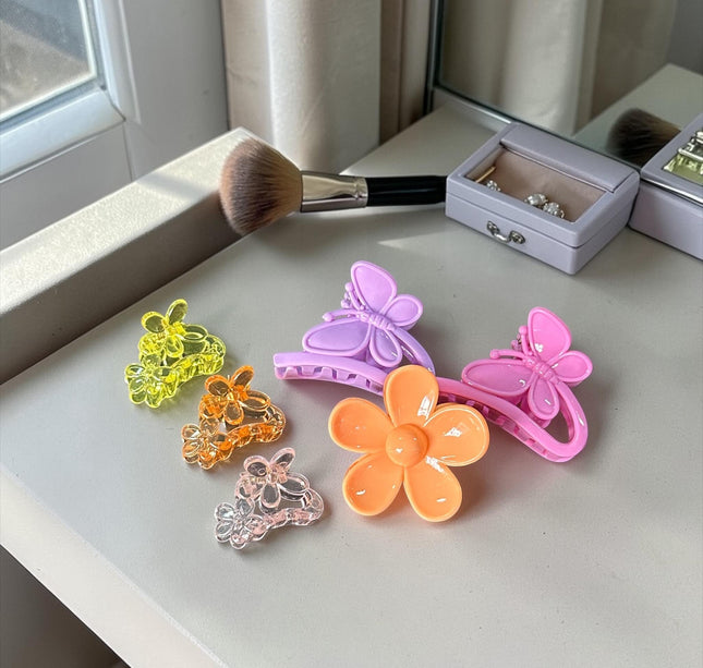 12 Sets de 6 Pinzas Colores de Figuras $11 c/u