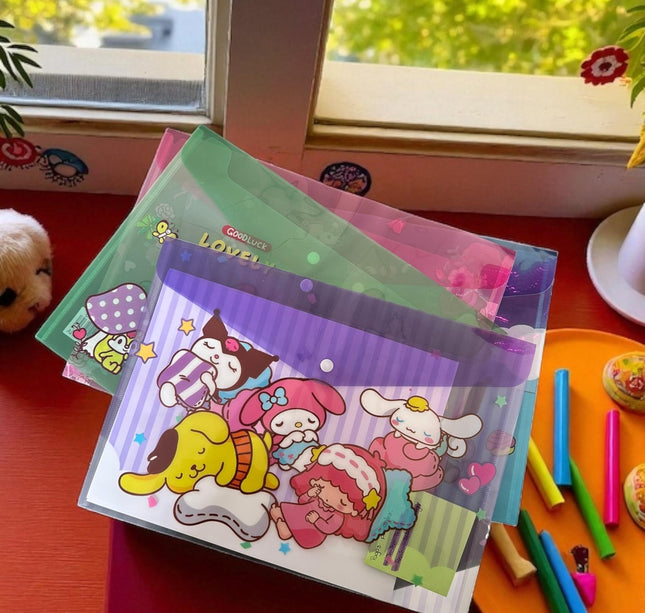 12 Folders Boton Sanrio $5.25 c/u
