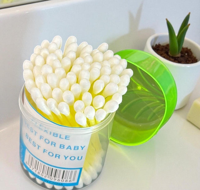 12 Cotonetes Estuche Colores $7.5 c/u