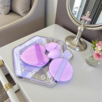 12 Sets Esponjas de Colores para Maquillaje DIferentes Tamaños $8.9 c/u