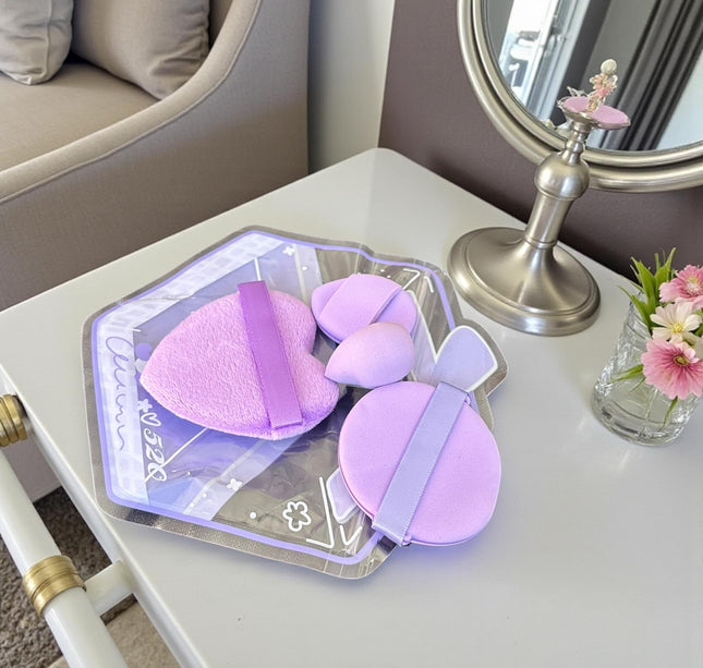 12 Sets Esponjas de Colores para Maquillaje DIferentes Tamaños $8.9 c/u