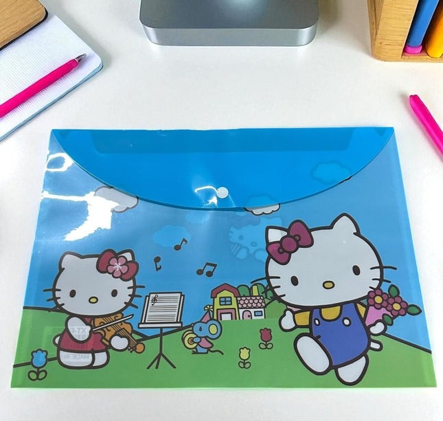 12 Folders Sanrio/Spiderman con Boton $6 c/u