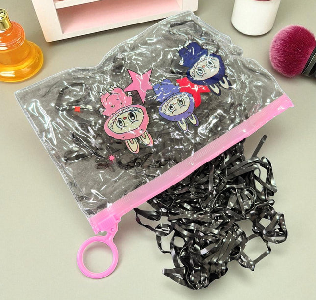 12 Bolsas Labubus Resellables con Ligas para el cabello $6 c/u