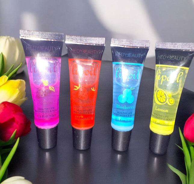 24 Gloss para labios con Aroma a Frutas $4.9 c/u