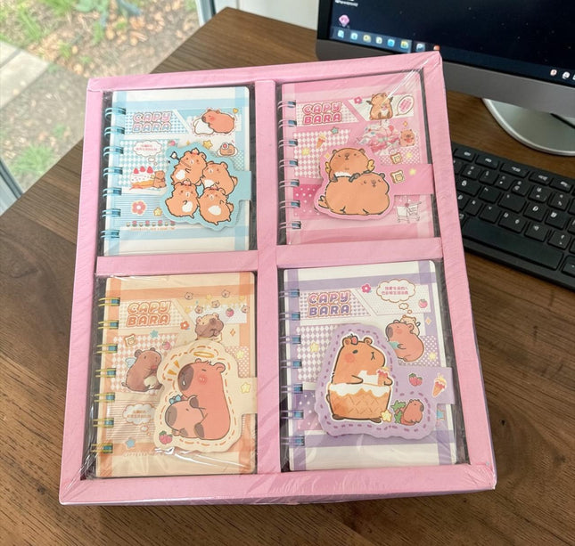 24 Libretas 3D Sanrio/Sticht/Capibara/Labubu $11 c/u
