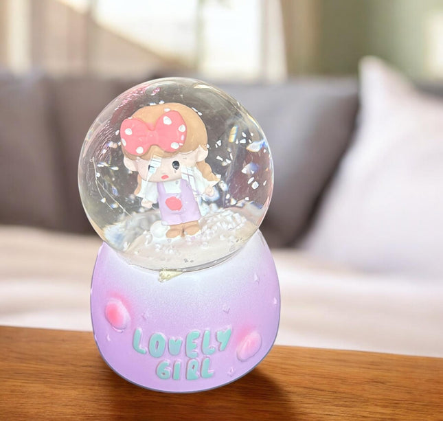 Bola de Cristal Mini Hermosa con Luz