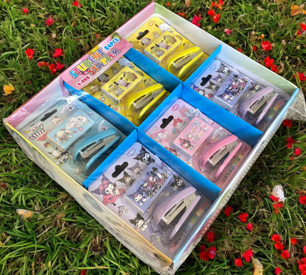 24 Set engrapadora Sanrio Ch $19 c/u