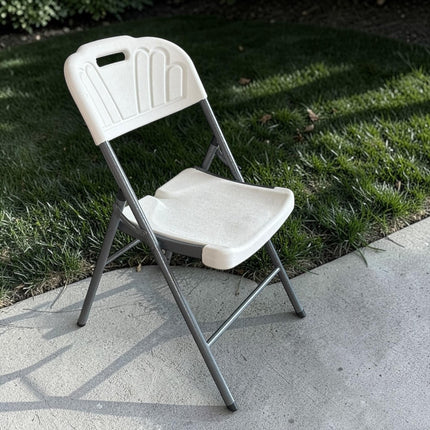 Silla Pleglable Blanca 90cm*45cm