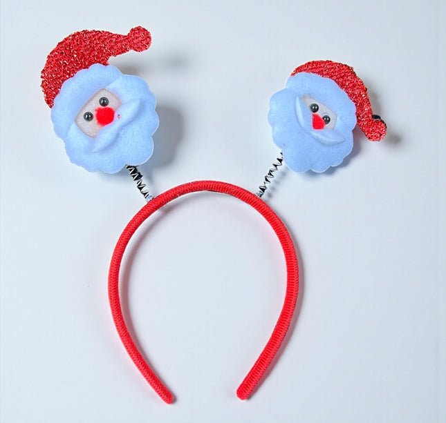 12 Diademas Navideñas con FIguras Movibles $15.63 c/u