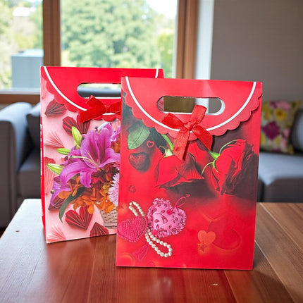 12 Bolsas Velcro "San Valentin" para Regalo $4.5 c/u