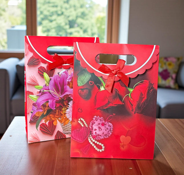 12 Bolsas Velcro "San Valentin" para Regalo $4.5 c/u