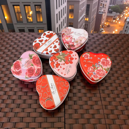 12 Cajita Corazón Decoradas $9 c/u