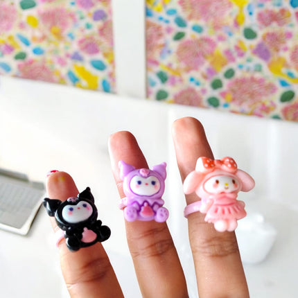 50 Anillos Sanrio $2.64 c/u