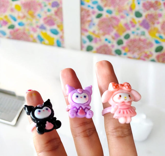 50 Anillos Sanrio $2.64 c/u