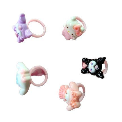 50 Anillos Sanrio $2.64 c/u