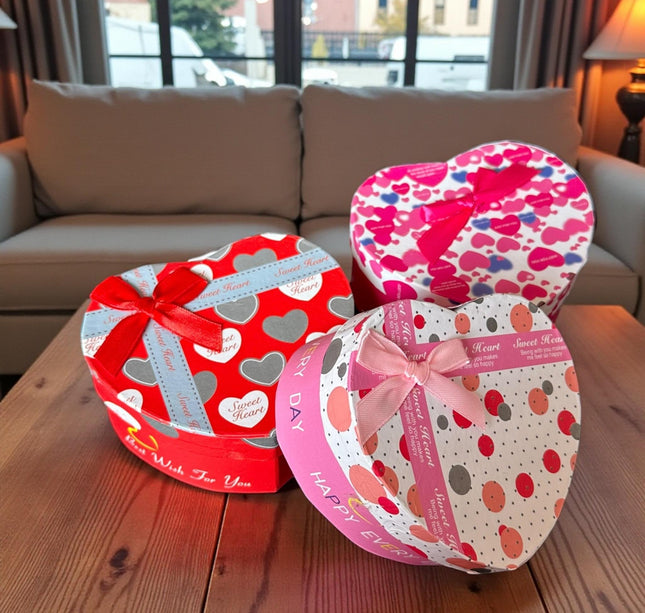 6 Cajas de Regalo Corazón $14.84 c/u