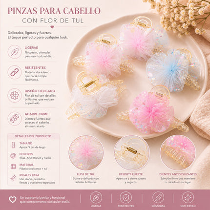 Exclusivo Tienda en linea 💥💎12 Pinzas Moños Confetti Alegres para Cabello $7.5 c/u