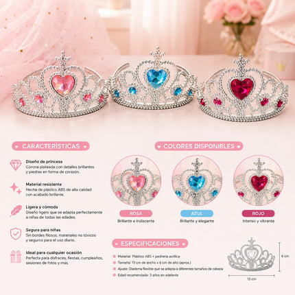 Exclusivo Tienda en linea 💥💎12 Diademas con Corona $8.5 c/u