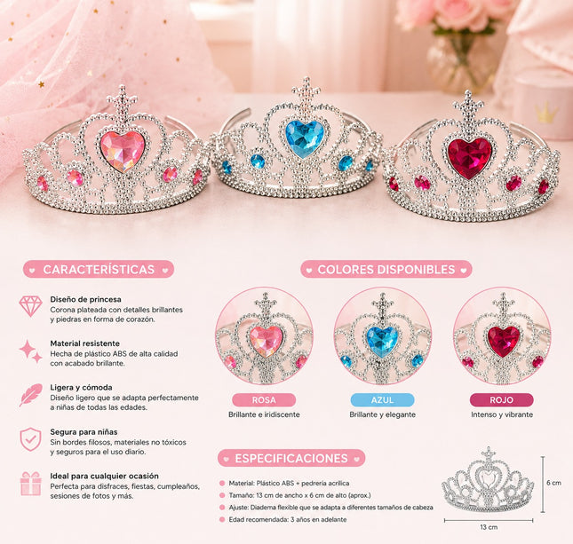 Exclusivo Tienda en linea 💥💎12 Diademas con Corona $8.5 c/u