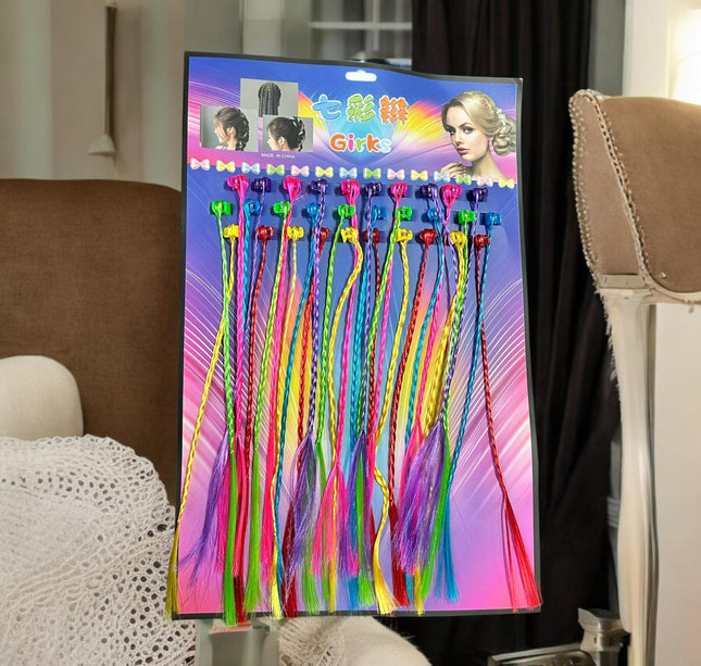 30 Pincitas con Extenciones Colores $3.3 c/u