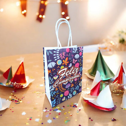 12 Bolsas para regalo decoradas $5.80 c/u