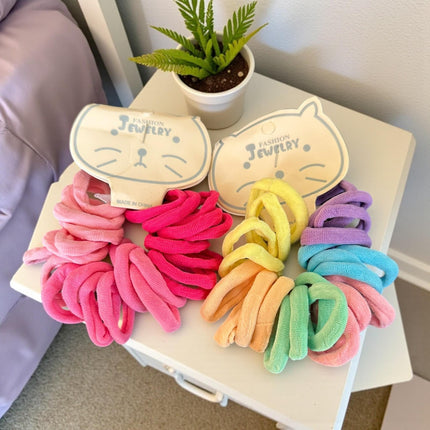 12 Sets Gatitos Donas Colores $5.8 c/u