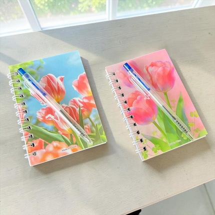 12 Libretitas Tulipan con Lapiceros $6.5 c/u