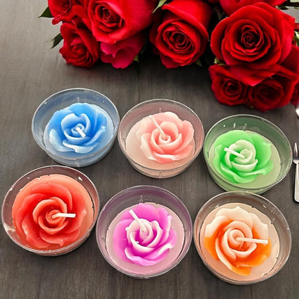 3 Sets 6 Velas Rosas de Colores $65 c/u