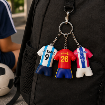 12 Squishies Playeras Mundial Llavero $8.5 c/u