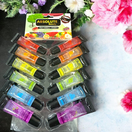 24 Gloss para labios con Aroma a Frutas $4.9 c/u