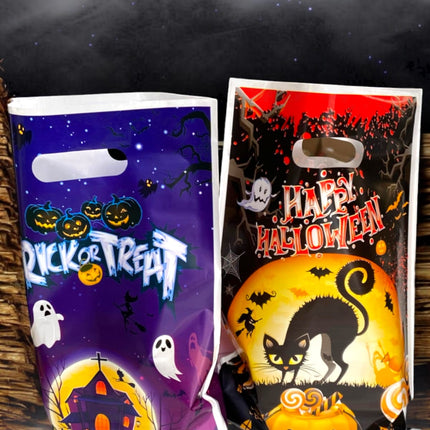 12 Paquetes de Bolsas Halloween $7.5 c/u