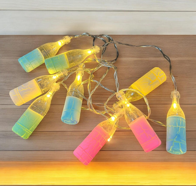 Serie de Luces Botellas Colores
