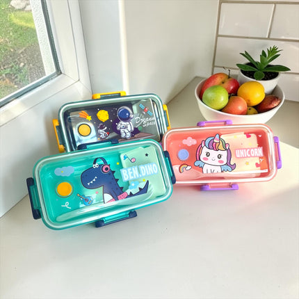 Lonchera Astronauta Con división Decorada