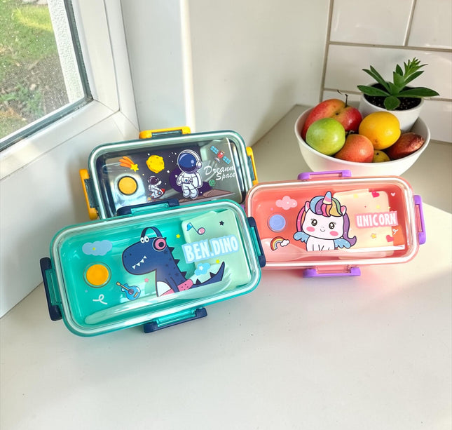 Lonchera Astronauta Con división Decorada