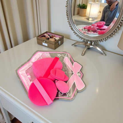 12 Sets Esponjas de Colores para Maquillaje DIferentes Tamaños $8.9 c/u