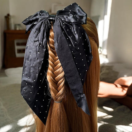 12 Moños Coquette Satin con Brillos $9 c/u