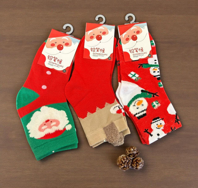 10 Calceta Navideña Infantil $18 c/u